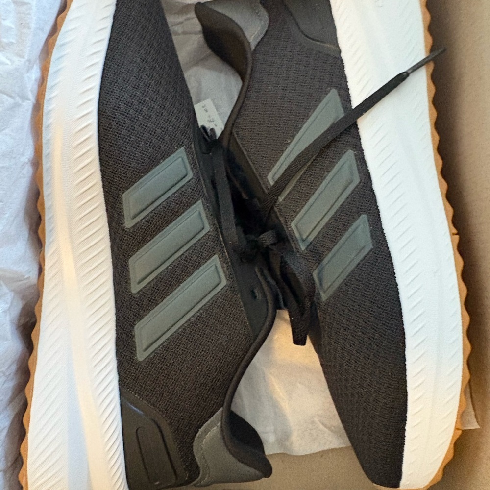 Adidas Black and White PLRPATH Sneakers
